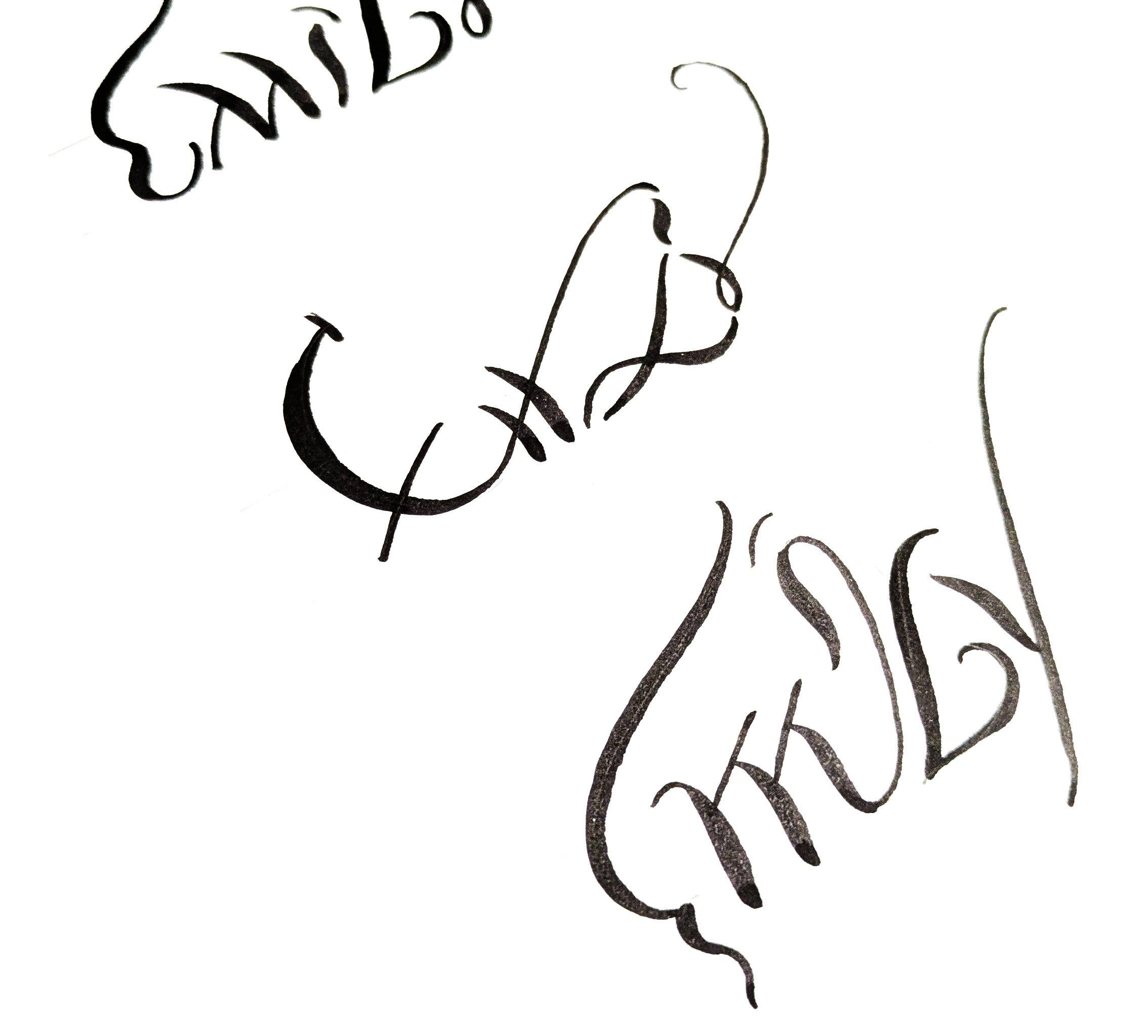 Personalized Calligraphy Name Sign
