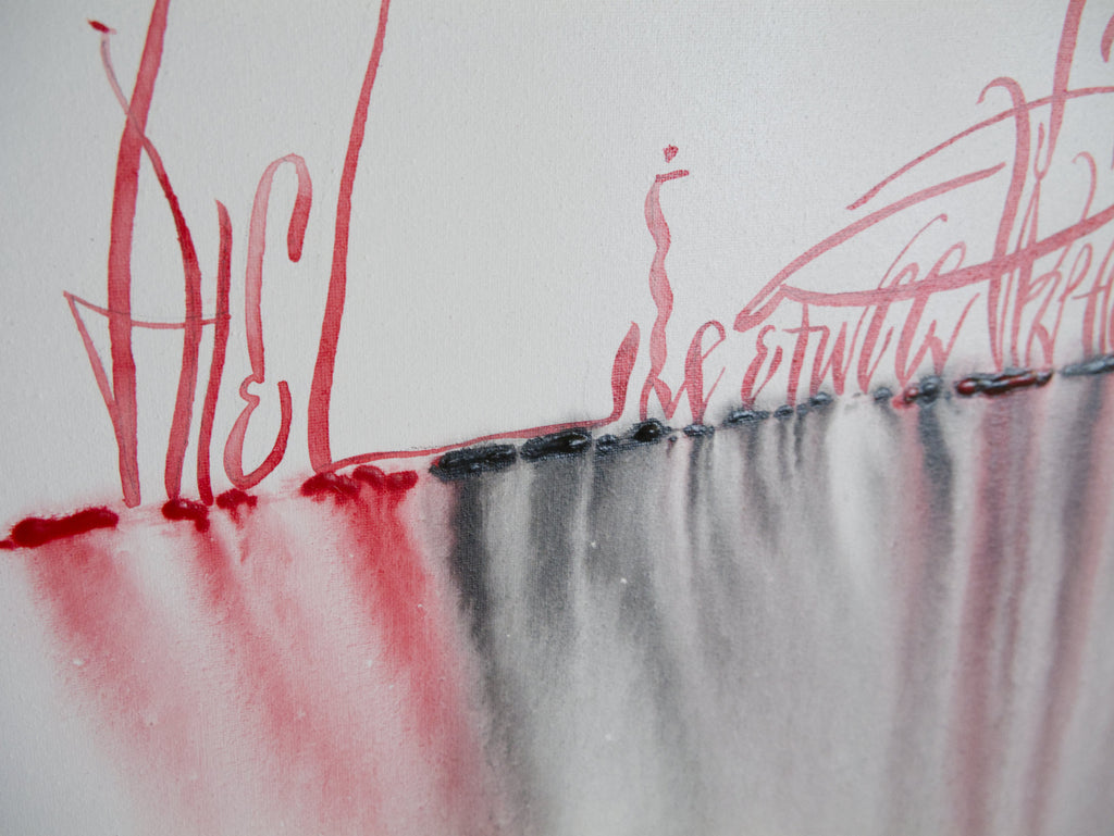 Abstract Wall Art 18x24" — The line of freedom