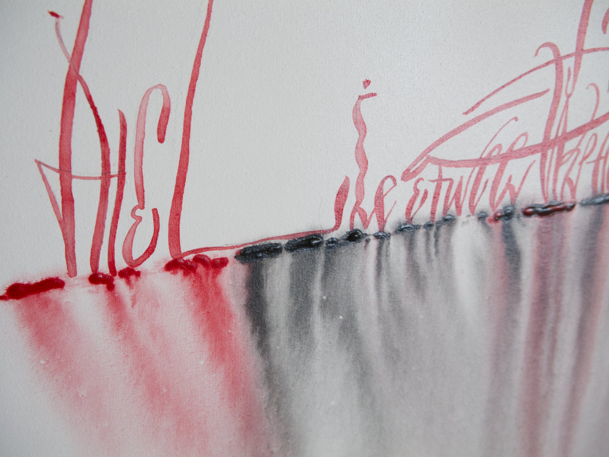 Abstract Wall Art 18x24" — The line of freedom
