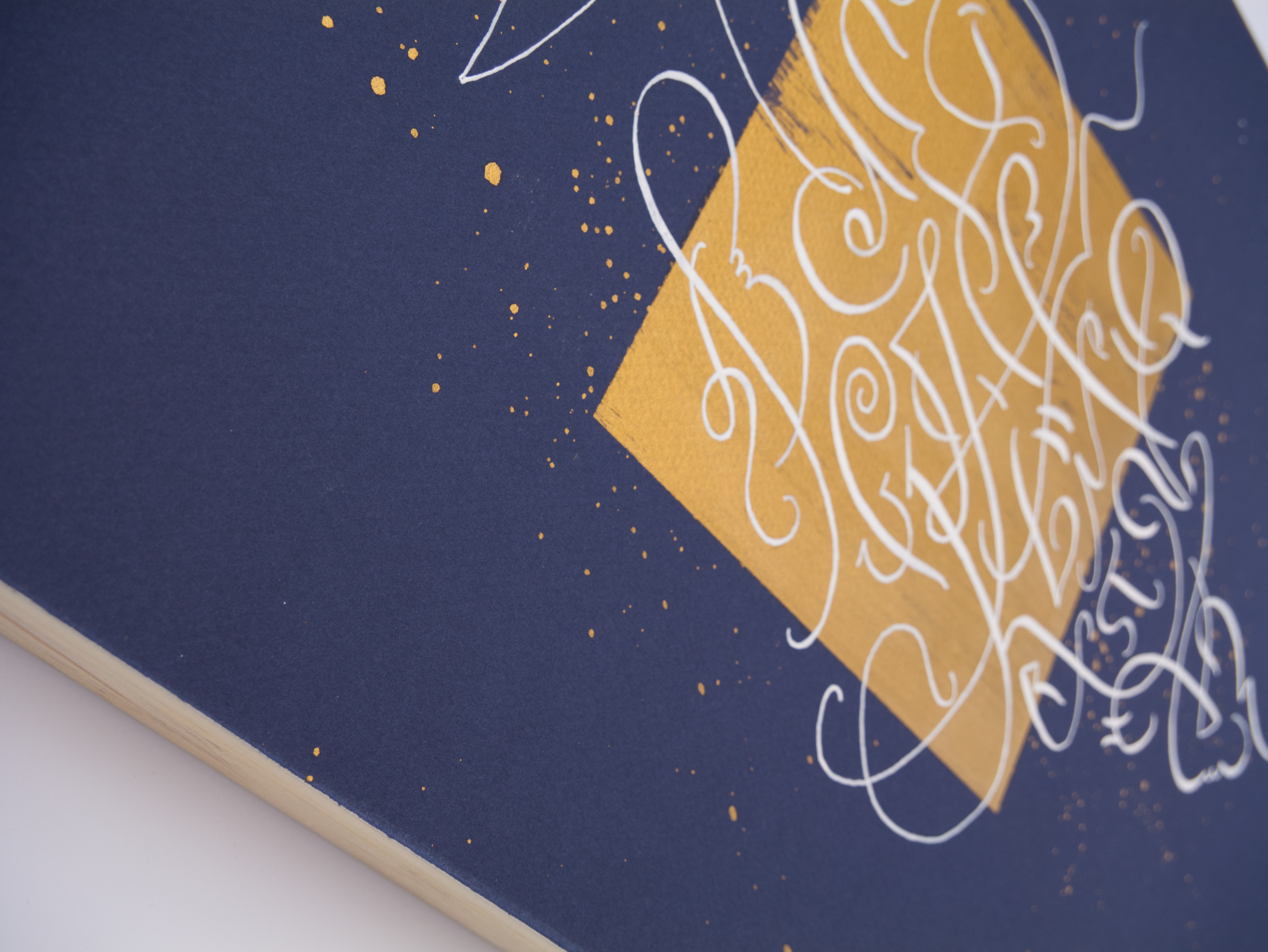 Abstract Wall Art 12x24" — Alphabet