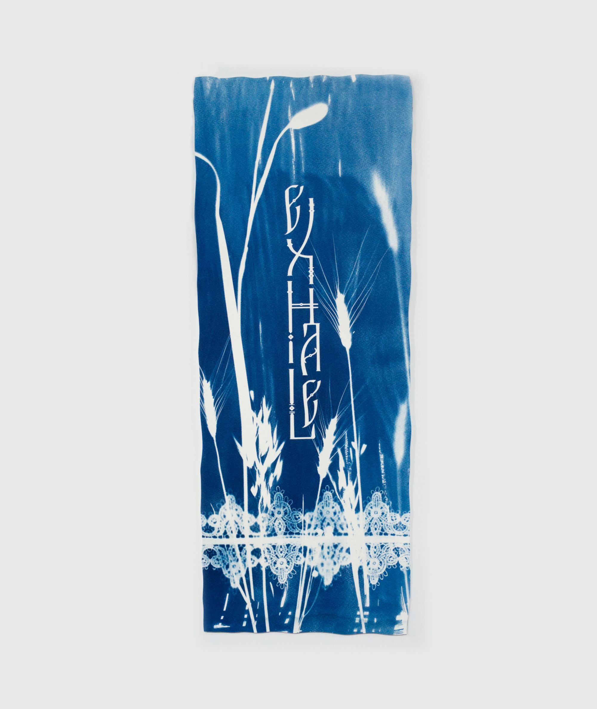 Cyanotype Wall Art 9x23"- The Breath Cycle