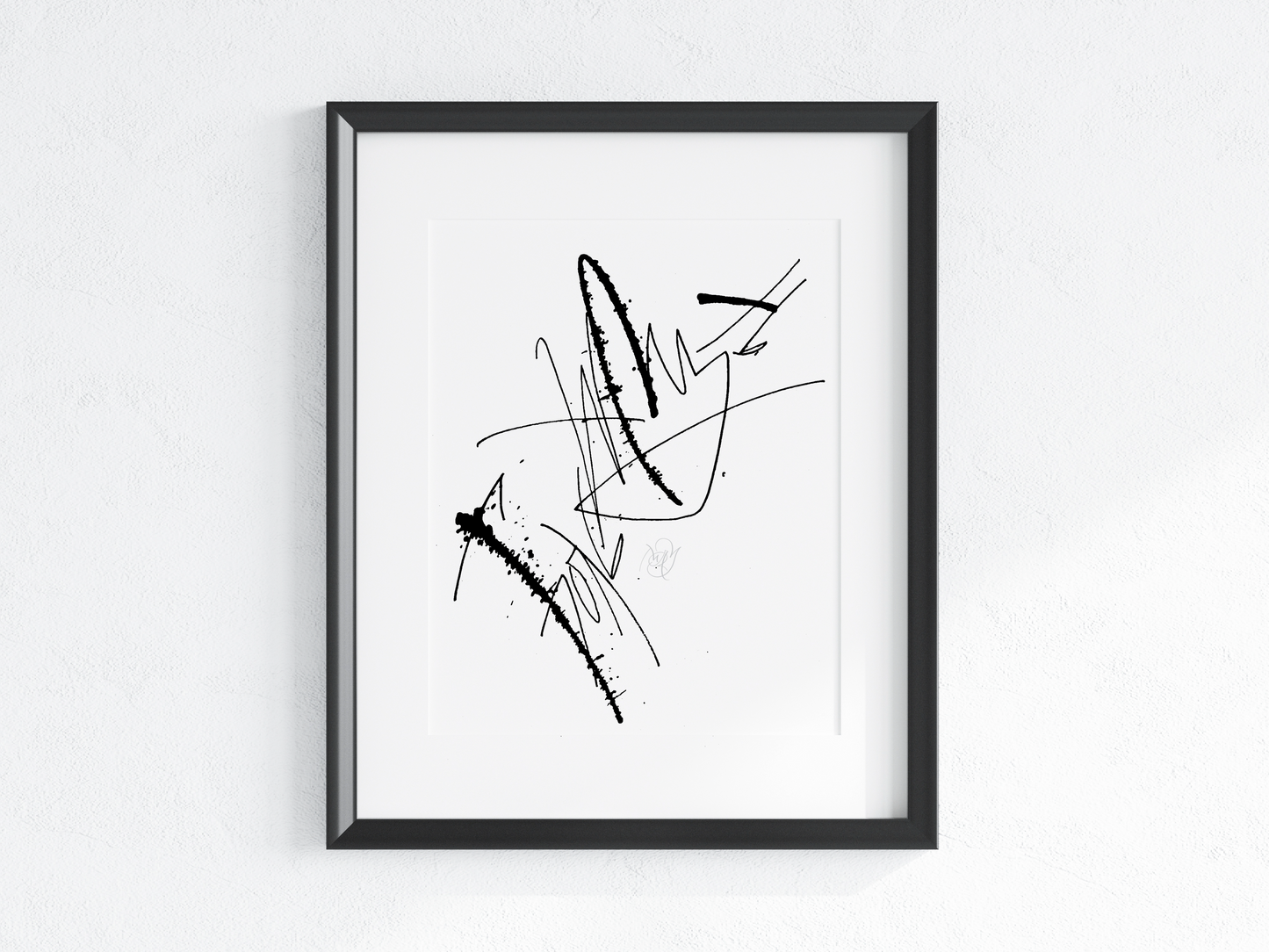 Life is pain — Abstract Wall Art 9x12"