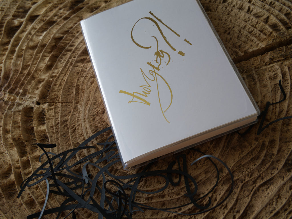 Notebook with custom design