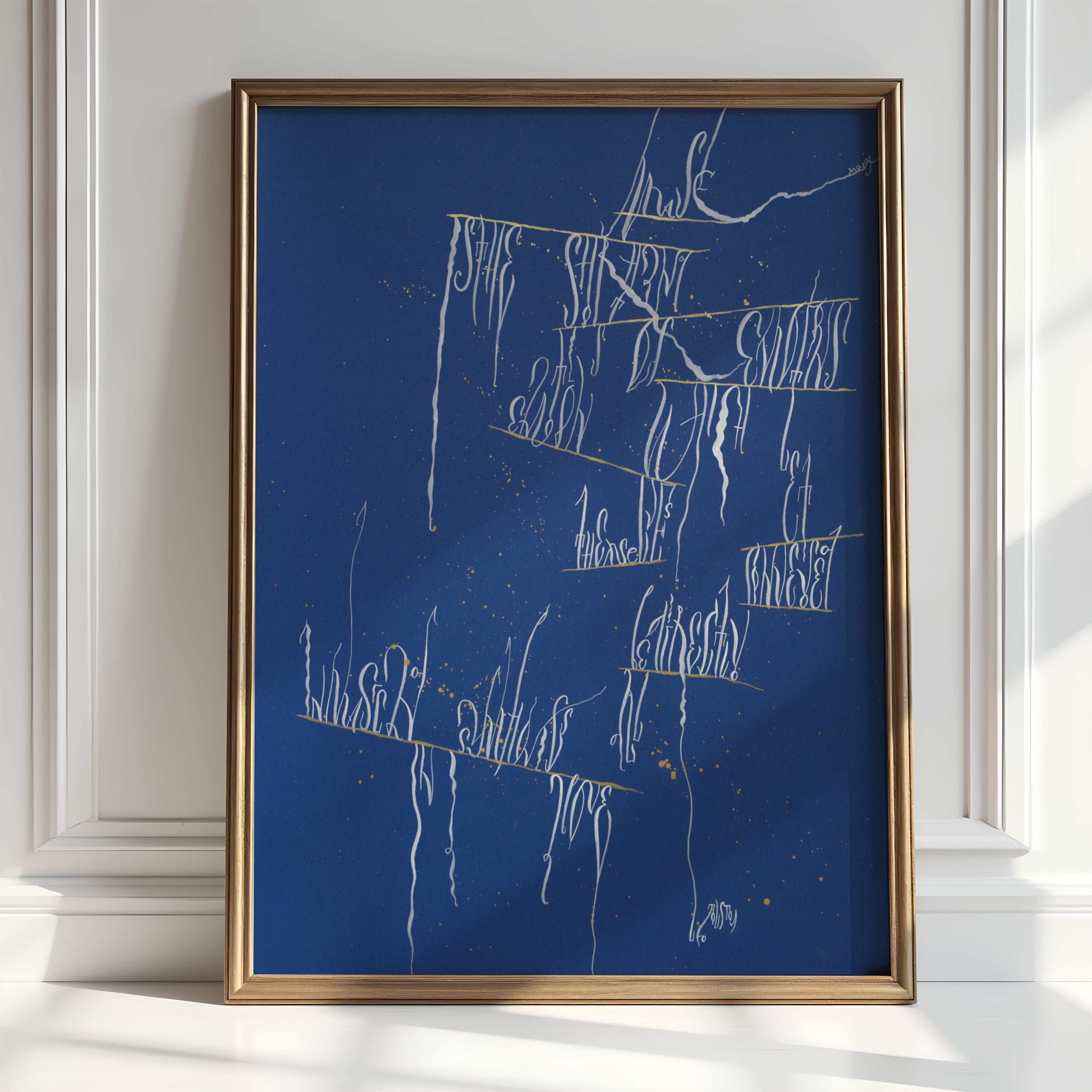 Abstract Wall Art 19.5x25.5" — Flow of music