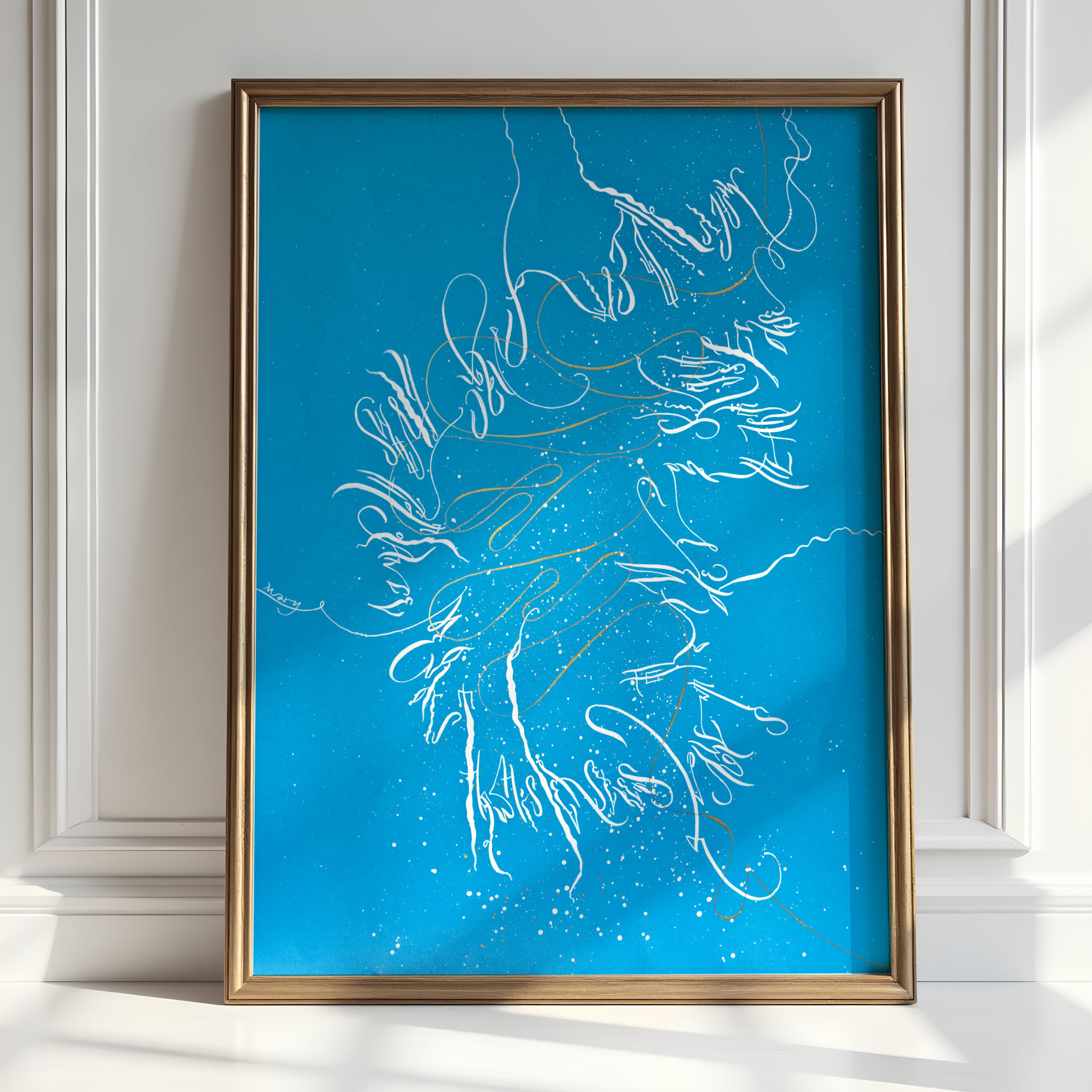 Abstract Wall Art 19.5x25.5" — Improvisation I