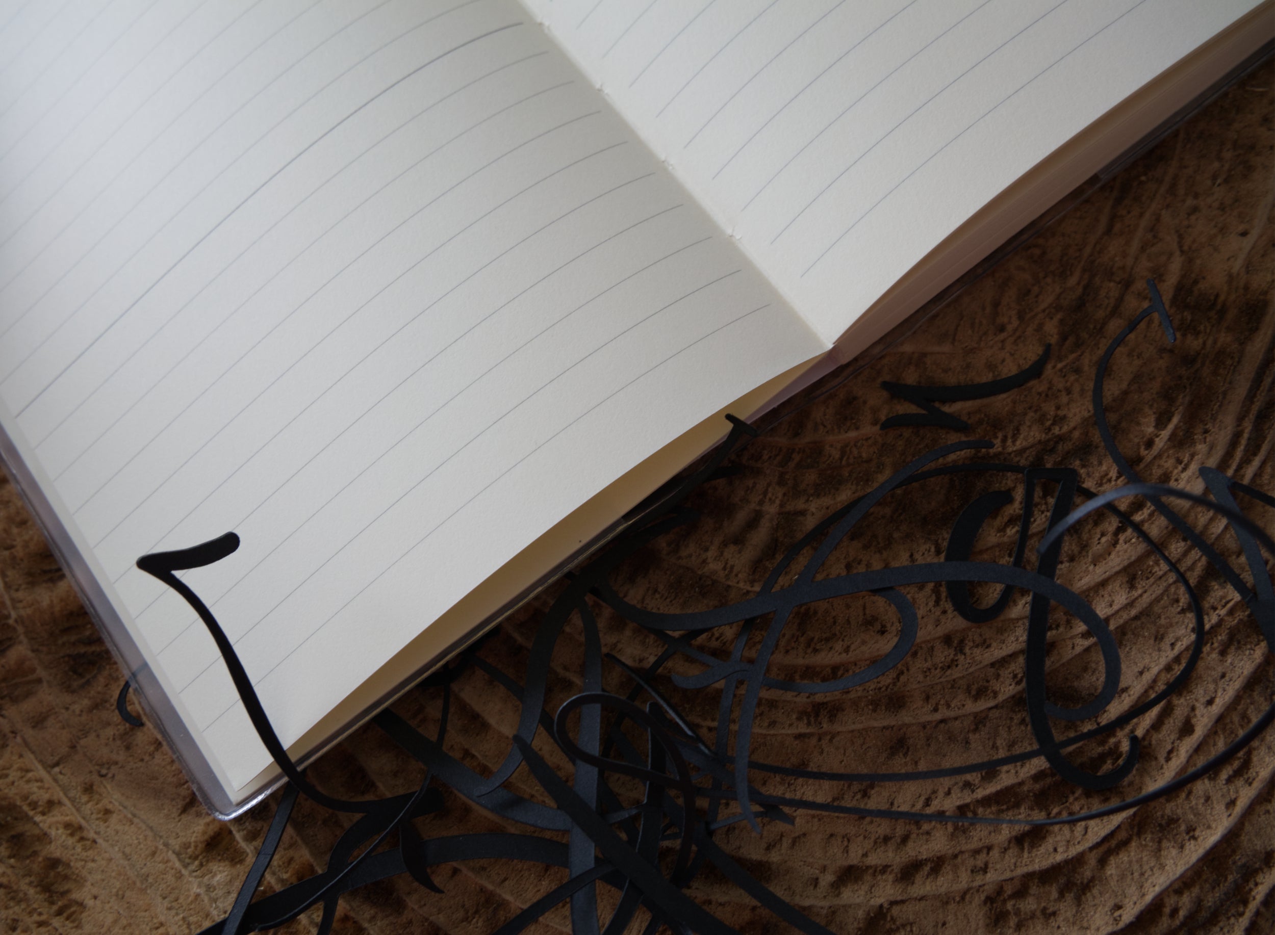 Notebook with custom design