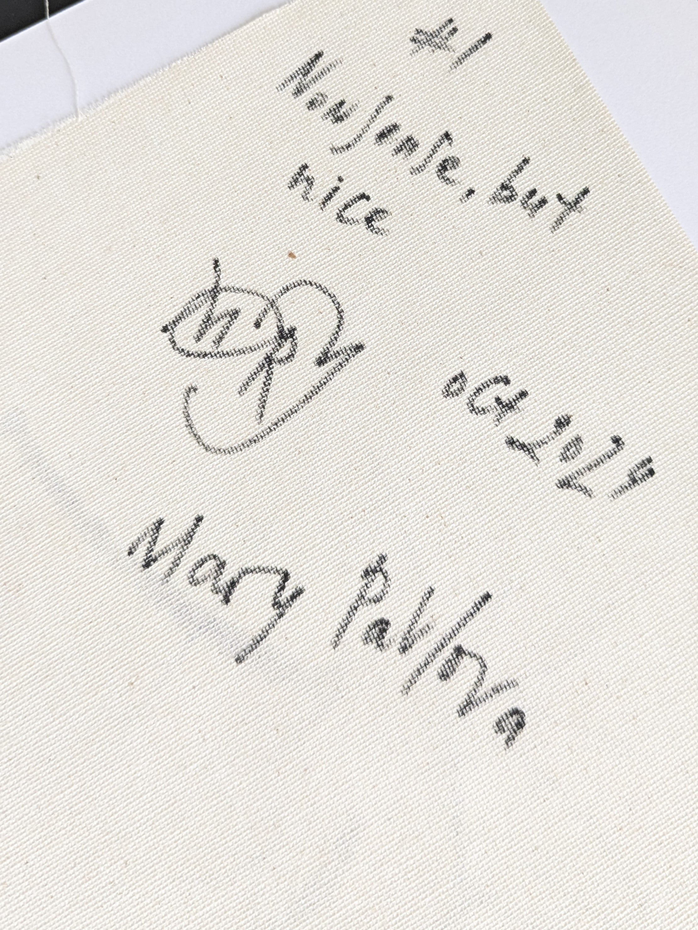Signature and date on the reverse of Nonsense but nice artwork by Mary Pavlova