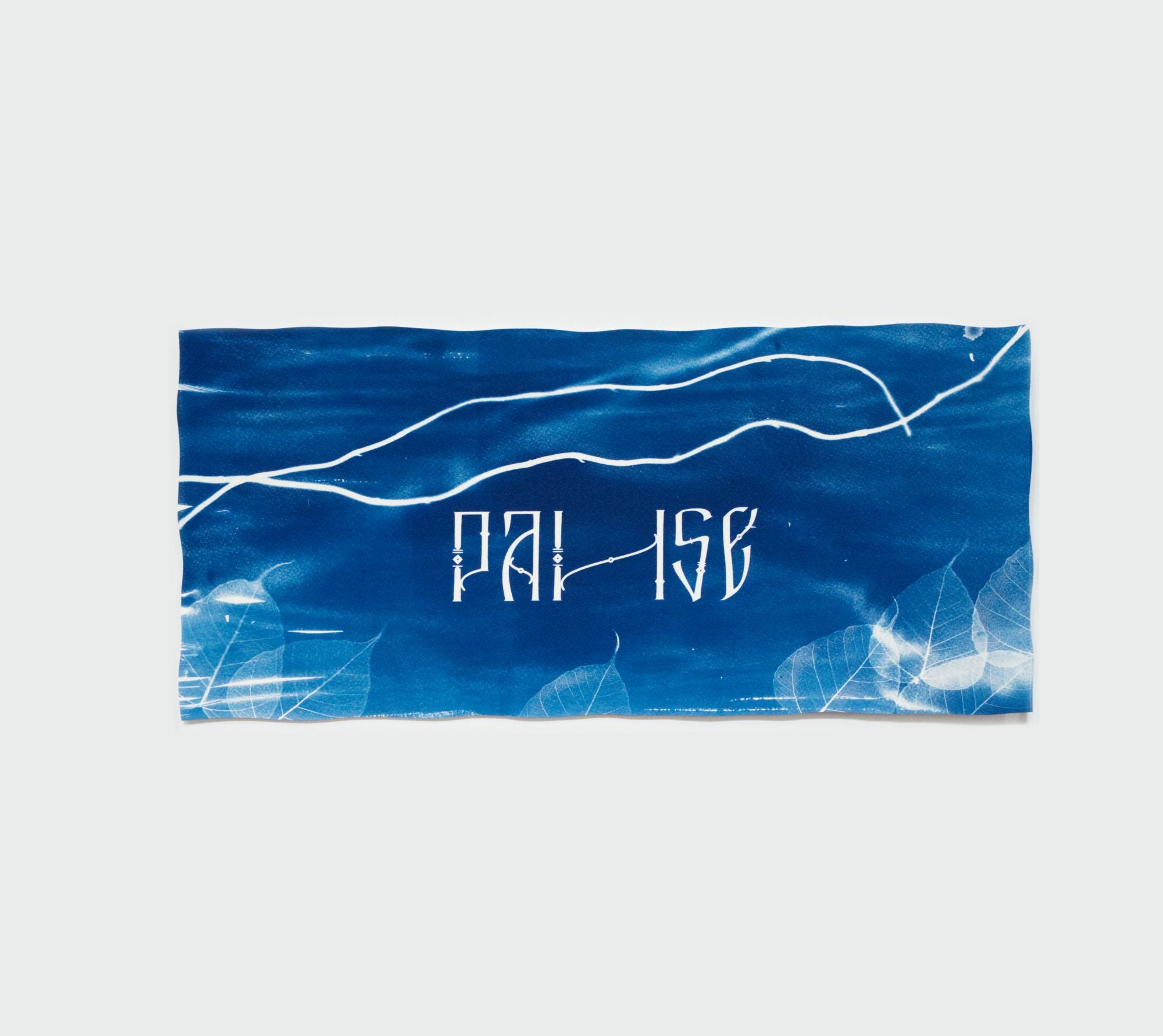 Cyanotype Wall Art 9x23"- The Breath Cycle