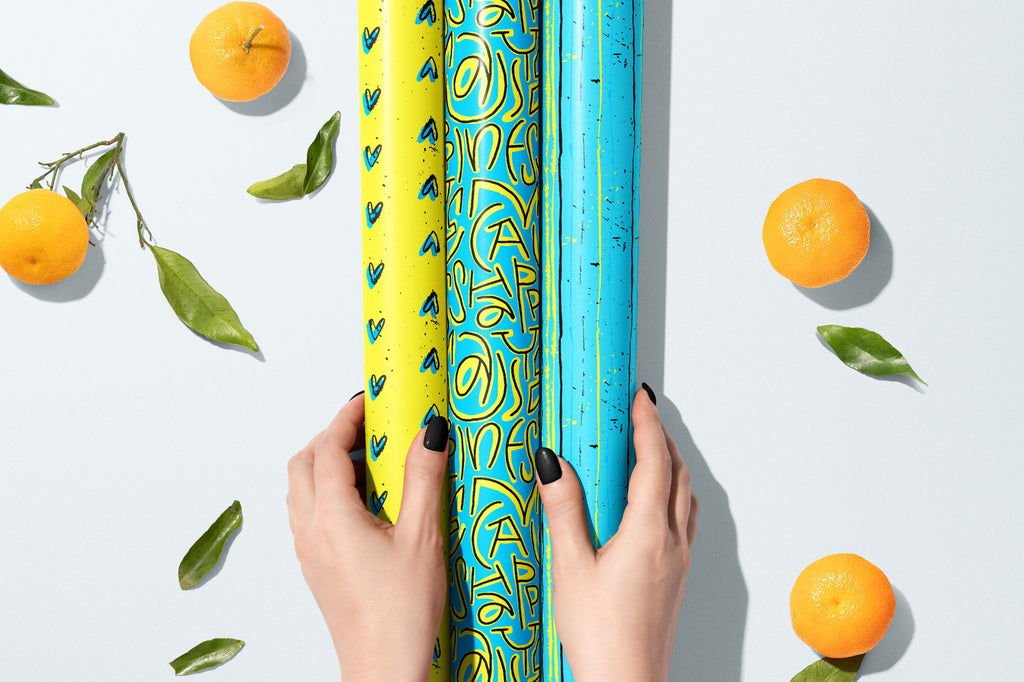 May cause happiness.  Wrapping paper