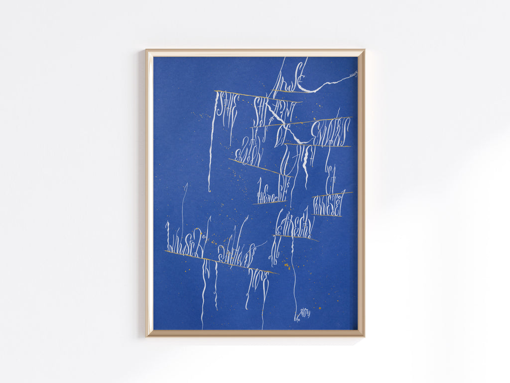 Abstract Wall Art 19.5x25.5" — Flow of music