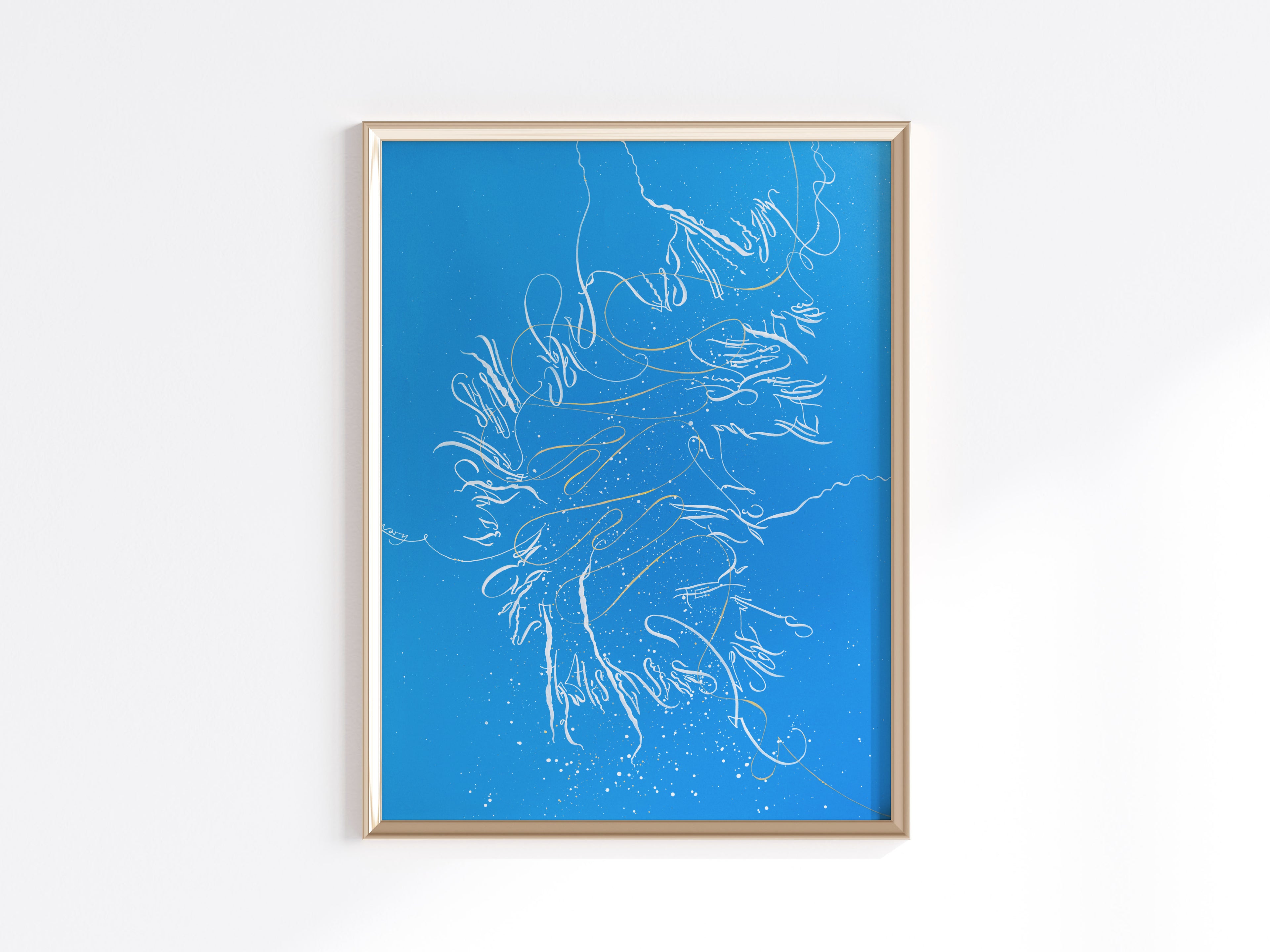 Abstract Wall Art 19.5x25.5" — Improvisation I