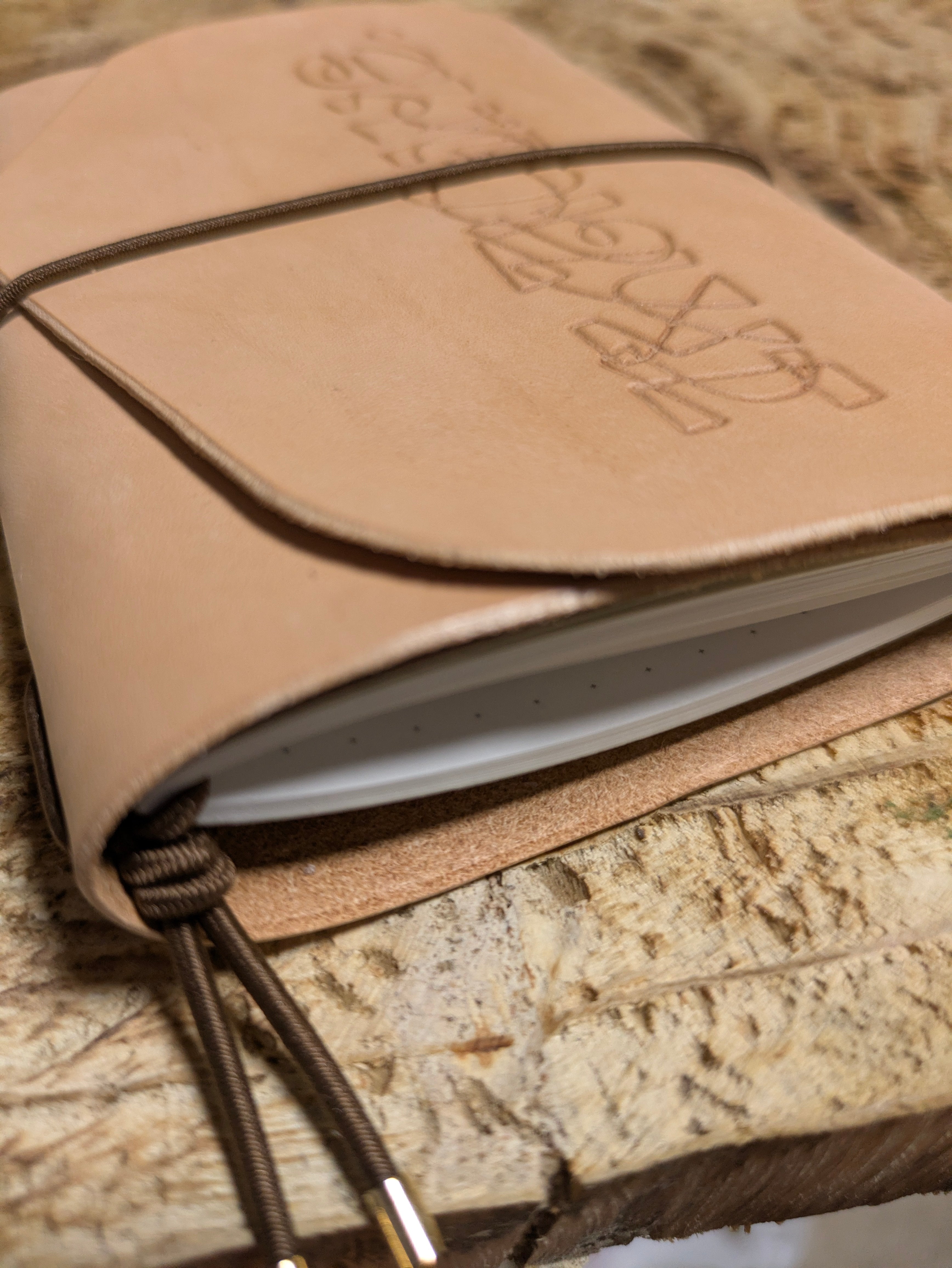 Premium Genuine Leather Notebook, Passport size 3,5x5 in