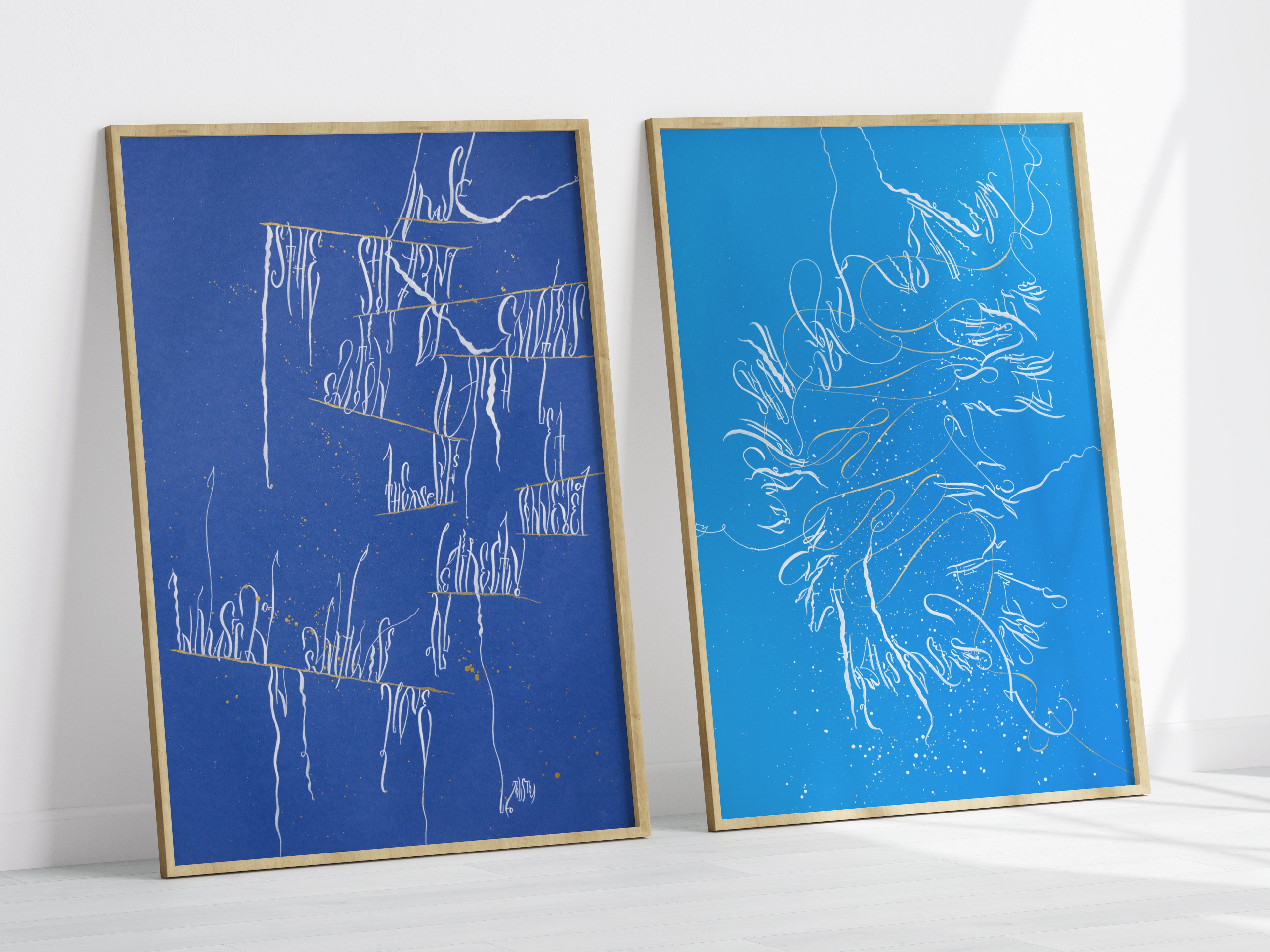 Abstract Wall Art 19.5x25.5" — Flow of music