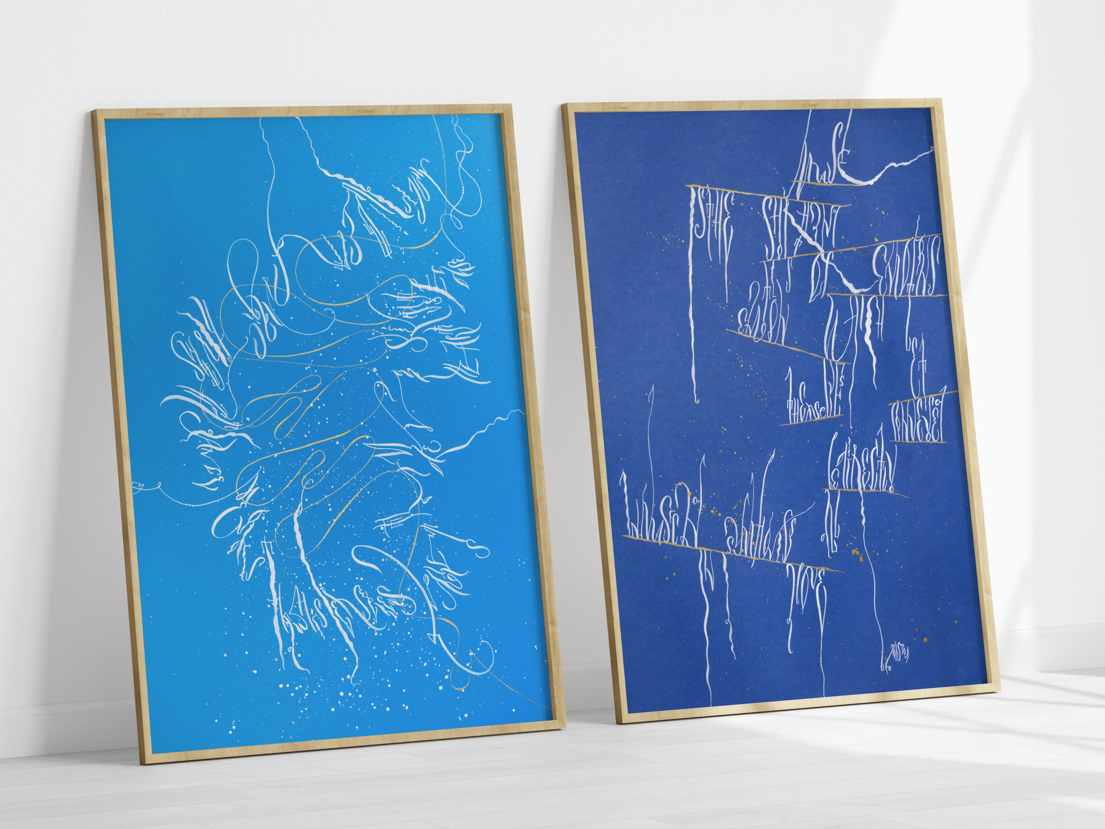 Abstract Wall Art 19.5x25.5" — Improvisation I
